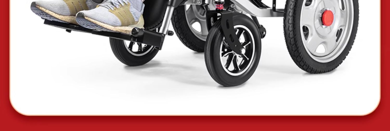 Zhenbang electric wheelchair intelligent automatic special for the elderly and the disabled folding light four-wheel wholesale