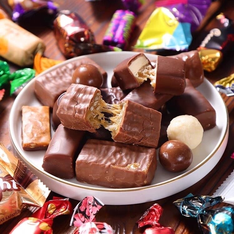 ロシア輸入サンドイッチチョコレート混合キャンディー多味ばら積結婚祝い砂糖卸売り500g包郵便|undefined