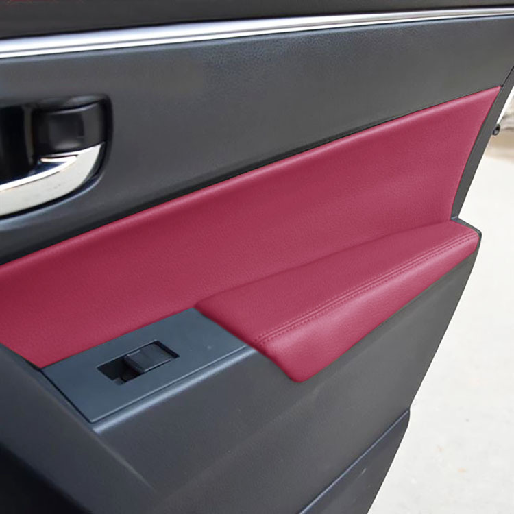 14-18 Lei Ling New Corolla Door Panel Bag Leather Cover Double-hold Door Armrest Wrapping Leather Armrest Leather Cover Renovation