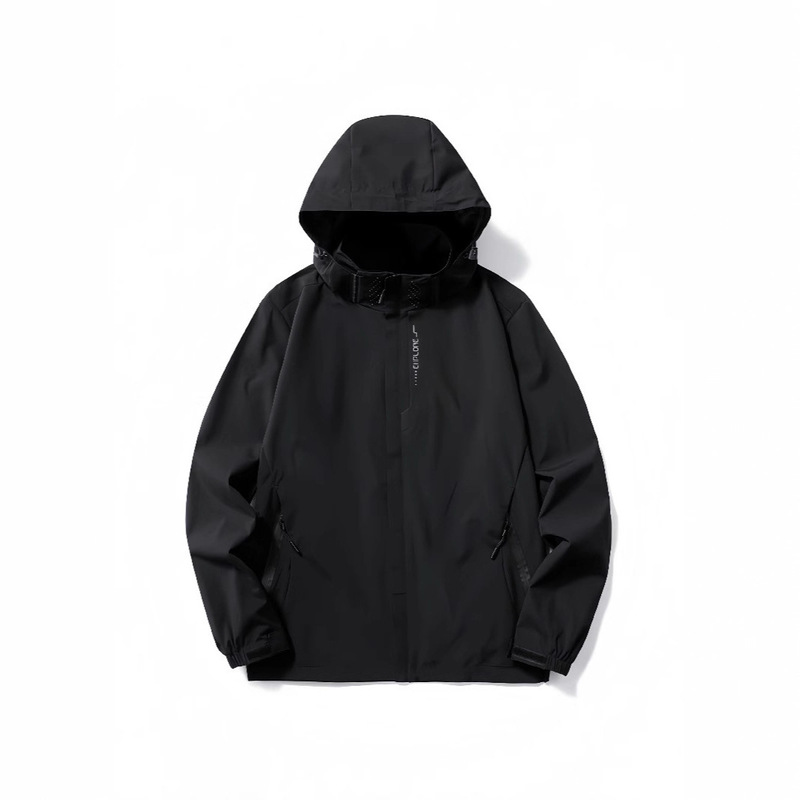 Hooded Jacket Men's Spring and Autumn Outdoor Windproof Waterproof Windbreaker Couple Jacket Cardigan Mountaineering Travel