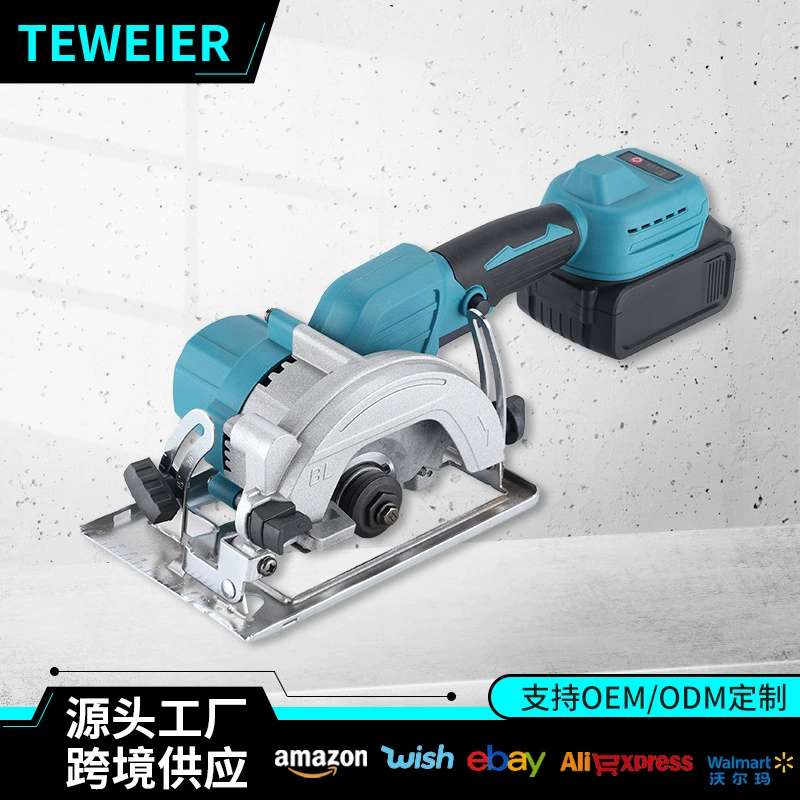Трансграничная высокая мощность без щетки литиевая электрическая плоская пила для внешней торговли домашняя беспроводная зарядка деревообрабатывающая портативная бензопила оптом