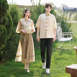 2026情侣新中式情侣班服 校服毕业照