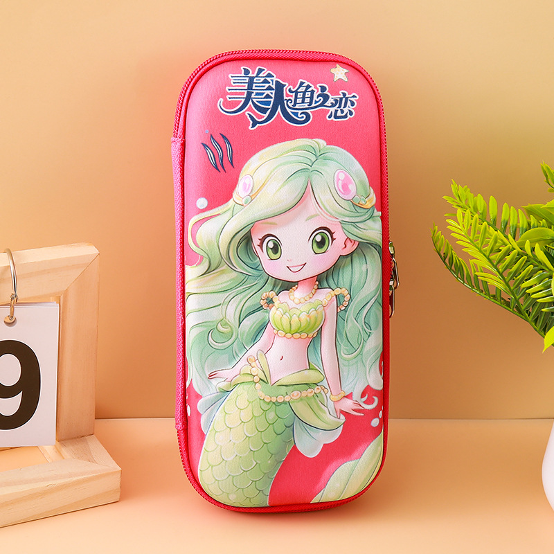 Estuche de papelería tridimensional EVA3D para estudiantes Estuche para lápices de dibujos animados para niños Estuche para lápices de gran capacidad de alto valor Bolso de papelería lindo