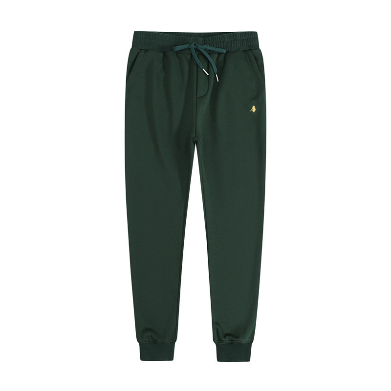 벨벳 바지 짙은 녹색