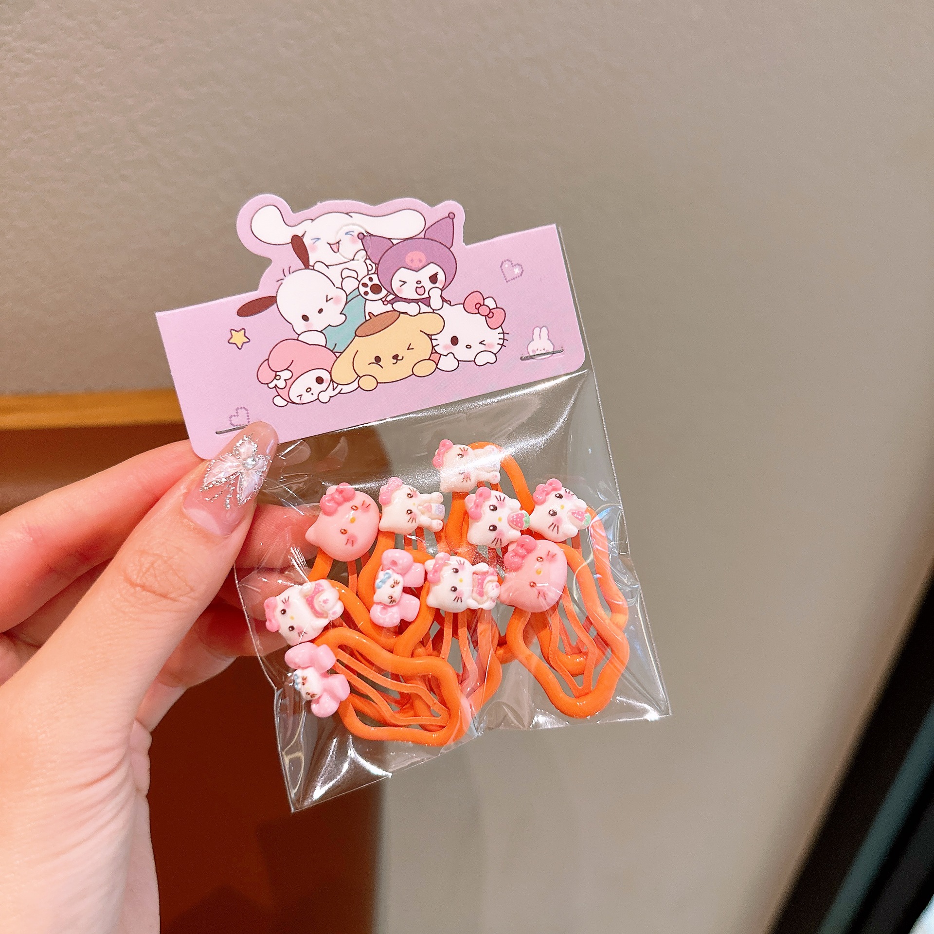 Pinza para el cabello de nubes para niños accesorios para el cabello lindo Sanrio Niña Culomi Clip Niña Bebé Strawberry Bear Horquilla rota