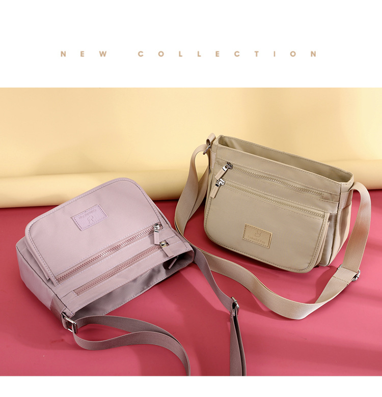 New trendy single-shoulder bag, waterproof nylon bag, multi-layer crossbody bag, Korean-style versatile backpack for foreign trade women in 2025 Application Scenario