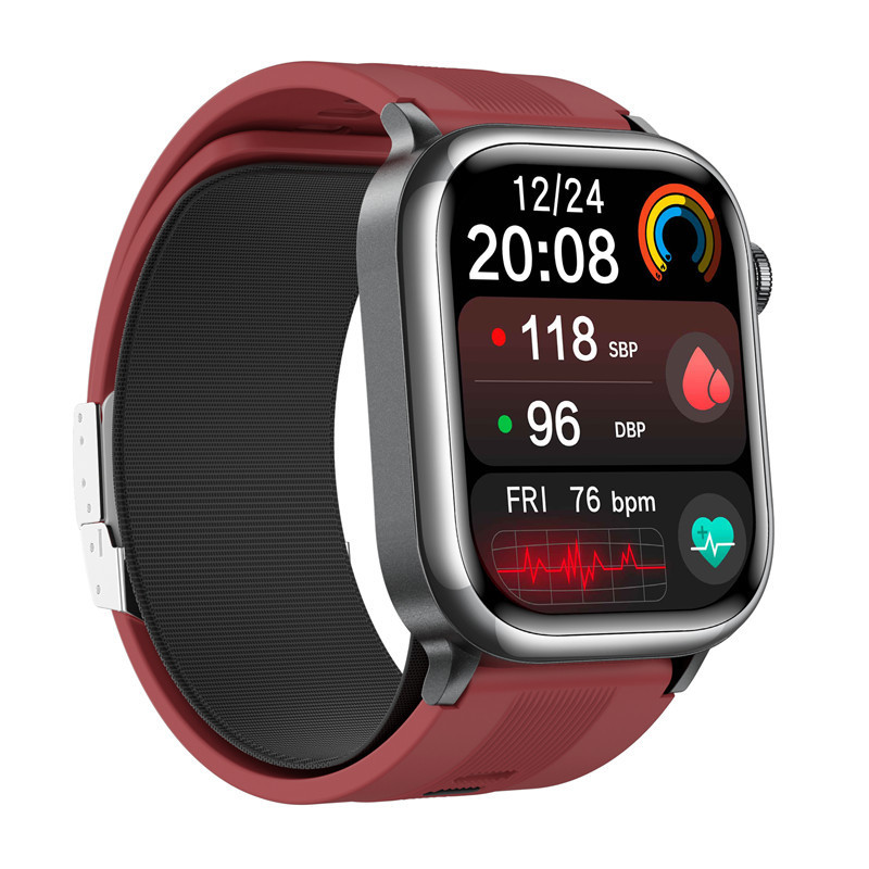 Cross-border TK66 smart watch air pump blood pressure ECG ECG ECG ECG health watch call SOS emergency call