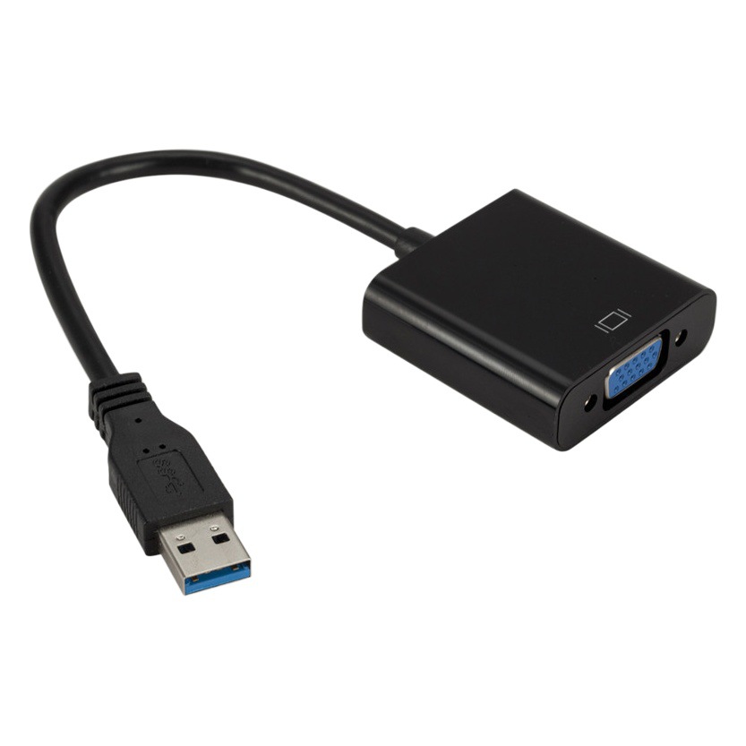 USB a VGA convertidor ordenador cable proyector USB tarjeta gráfica externa extender usb3.0 a cable VGA