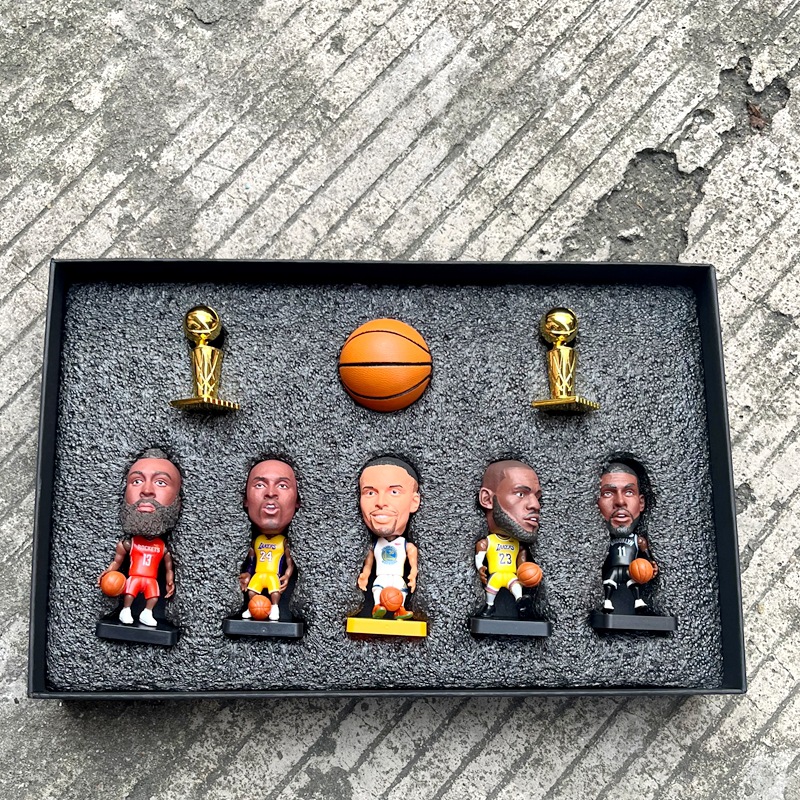 U.S., Canada, and Mexico World Cup Soccer Figurine Set - Messi, C. Ronaldo, Yamal - Car Decoration