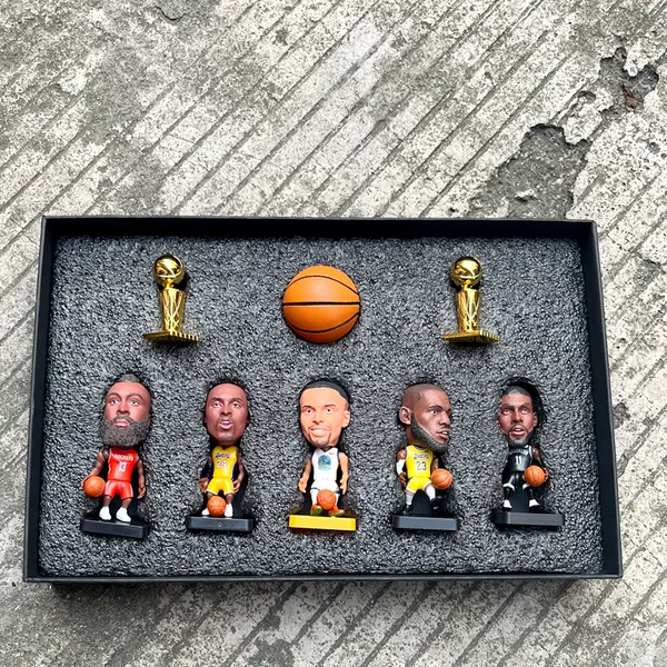 U.S., Canada, and Mexico World Cup Soccer Figurine Set - Messi, C. Ronaldo, Yamal - Car Decoration