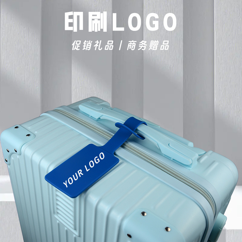 カスタマイズされたシリコン製荷物タグ、荷物チェックイン標識、ロゴ印刷、チェックインタグ、ギフト|undefined
