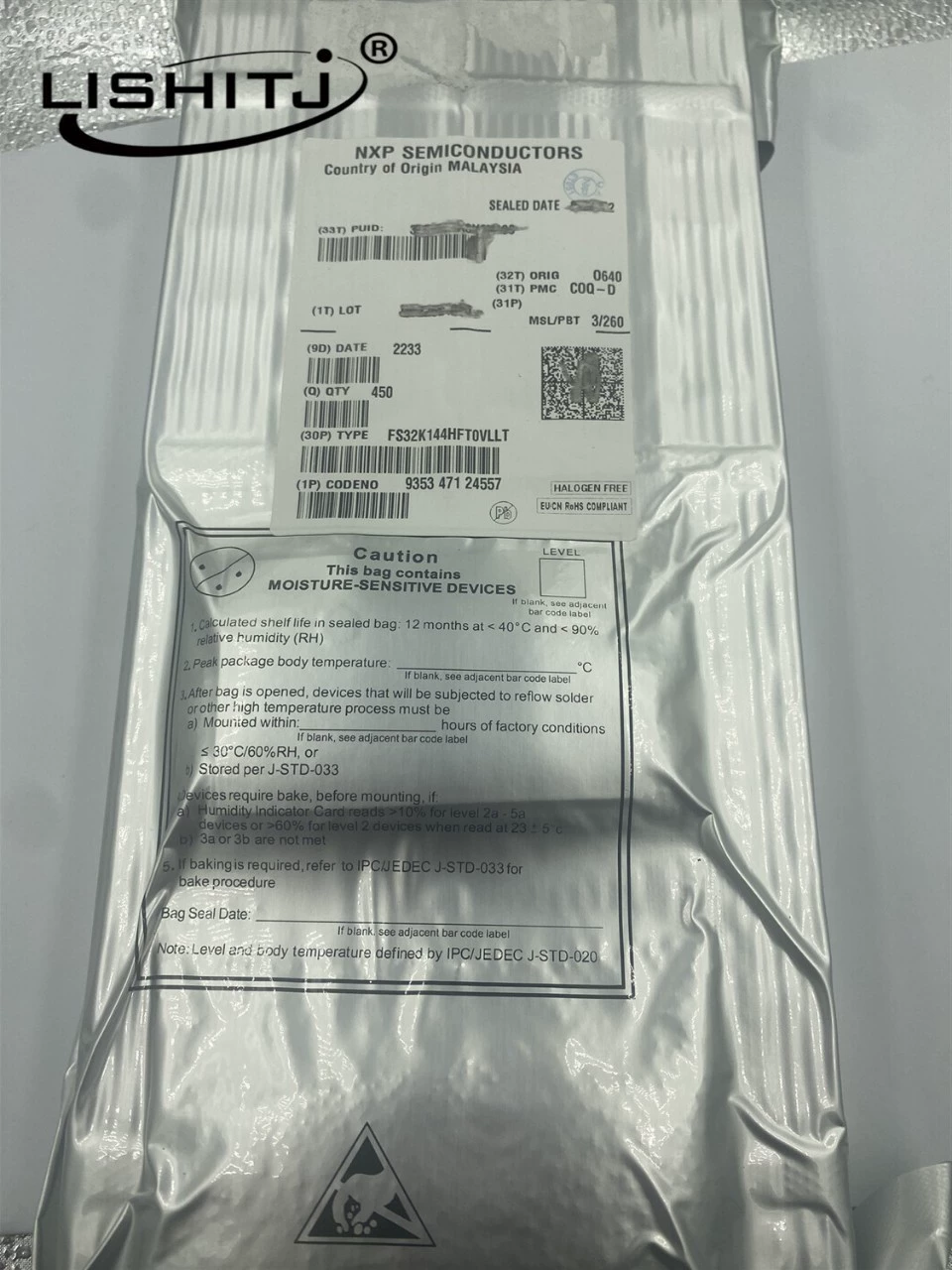 Новый FS32K144HFT0VLLT LQFP-100 MCU микроконтроллер 8-разрядный чип