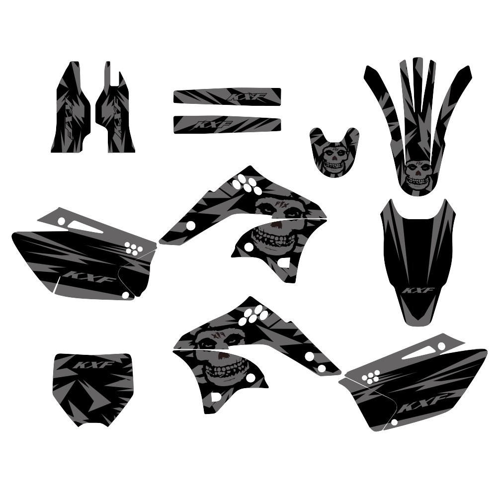 Aplicable para KX250F KXF250 KX250F 06 - 08 años pegatinas de motocicleta todoterreno decoración de la personalidad pegatinas image 6