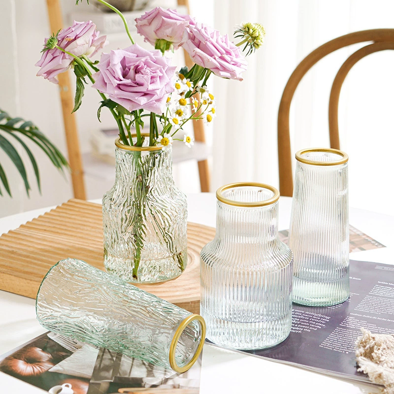 Легкий экстравагантный прозрачный гидропонный ветер простой большой живот стеклянная цветочная посуда для гостиной украшения воды розы бутылки цветов