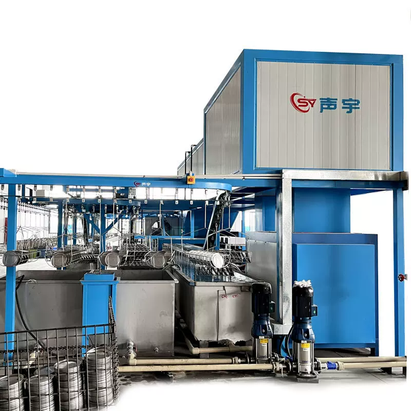 家电五金自动化工业超声波清洗机除油除腊流水线设备全自动清洁