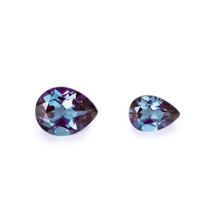 Cross-Border Live Broadcast Specializes in Cultivating Alexandrite, Alexandrite Loose Stone, Pear-Shaped Water Drop Faceted Health Stone and Customized Stone