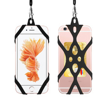 Universal Phone Lanyard Sports Strap Silicone Neck Rope羳