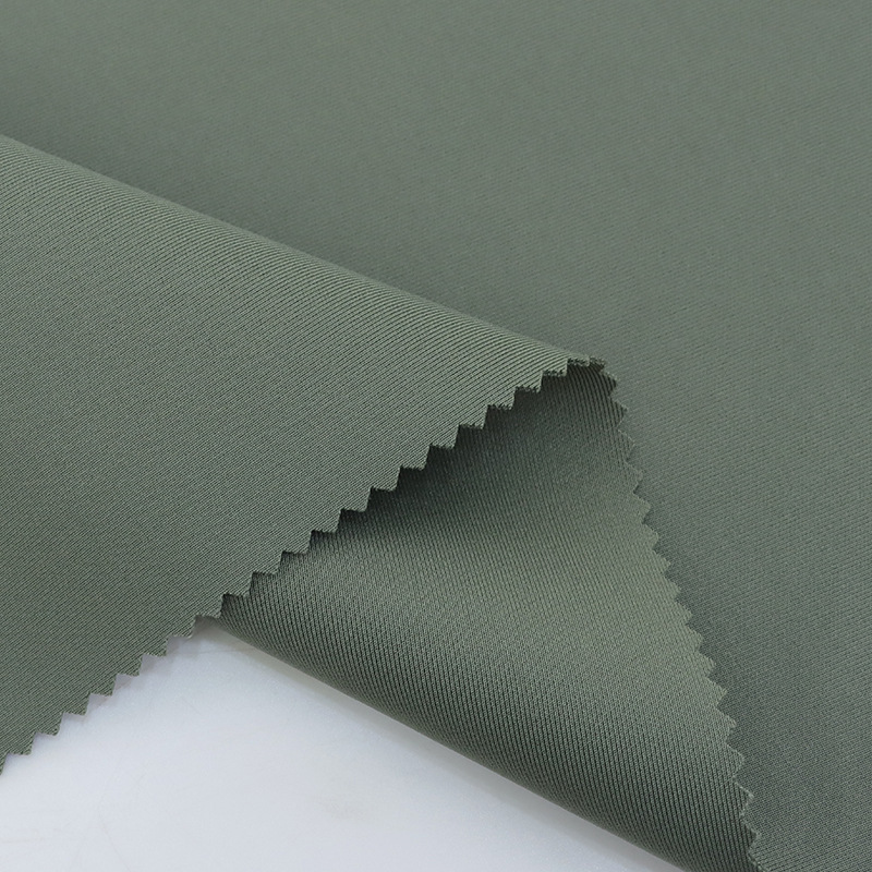 定制 双面针织大圆机 涤氨空气层 按需订制 来样加工校服棒球外套