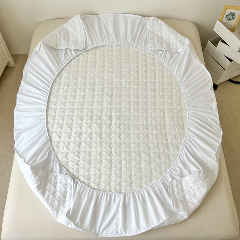 2023 nuevo tipo A de algodón en bruto, sábana gruesa, cubierta de cama a prueba de polvo, cubierta protectora de colchón acolchado con todo incluido, universal para todas las estaciones