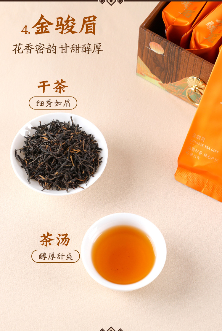 Dahongpao Oolong Tea Wuyi Rock Tea Gift Box with Tea Set, 370g Premium Loose Leaf in Gift Tin for Holiday Gifting and Daily Sipping detail image