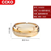 CCKO Crystal Ashtrayal Household Creative Personality Trends Creative Office Light luxury living room Fashionable atmosphere