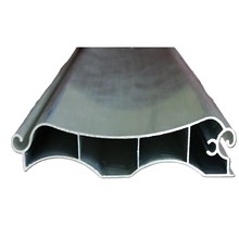 停车库铝合金卷闸门型材 商铺卷帘门铝材 工业厂房铝合金卷帘门片