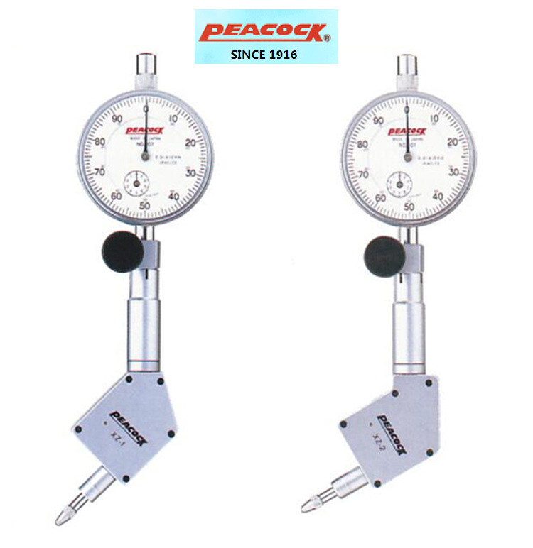 原装进口日本PEACOCK孔雀 指针式深度计 XZ-1 XZ-2角度付測定子