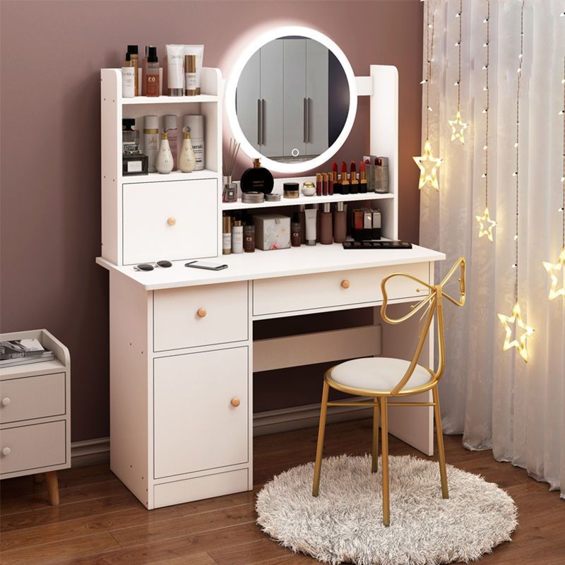 Tocador de red simple, gabinete de almacenamiento, tocador integrado, dormitorio, mesa de maquillaje pequeña, gabinete de tocador pequeño al por mayor