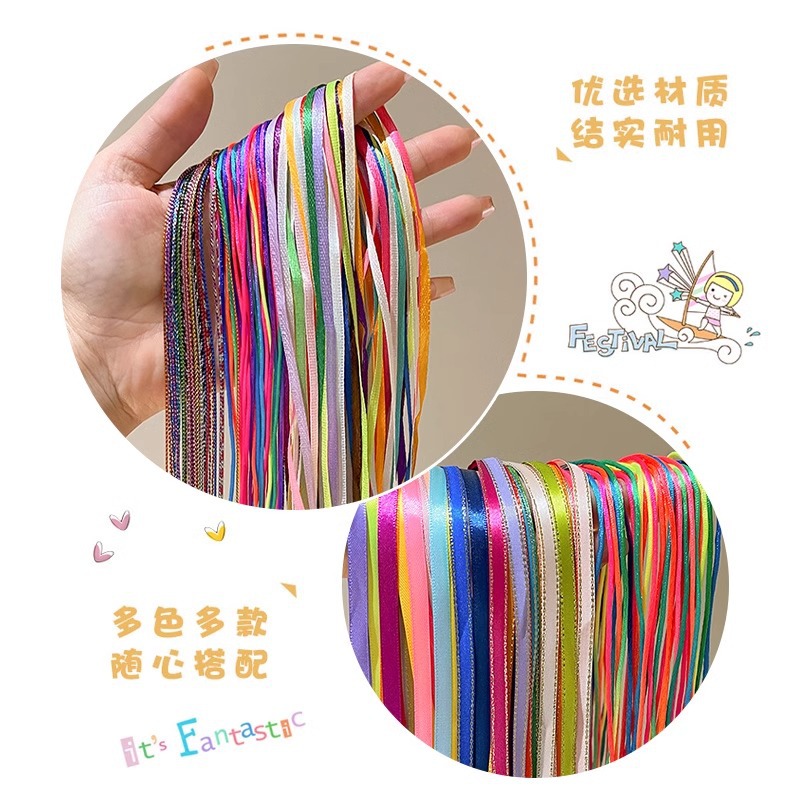 Cuerdas de color trenzadas sucias 2025 nuevas cuerdas de cabello trenzadas sucias correa de cabello trenzadas coloridas correa de cabello para niños correa de cabello