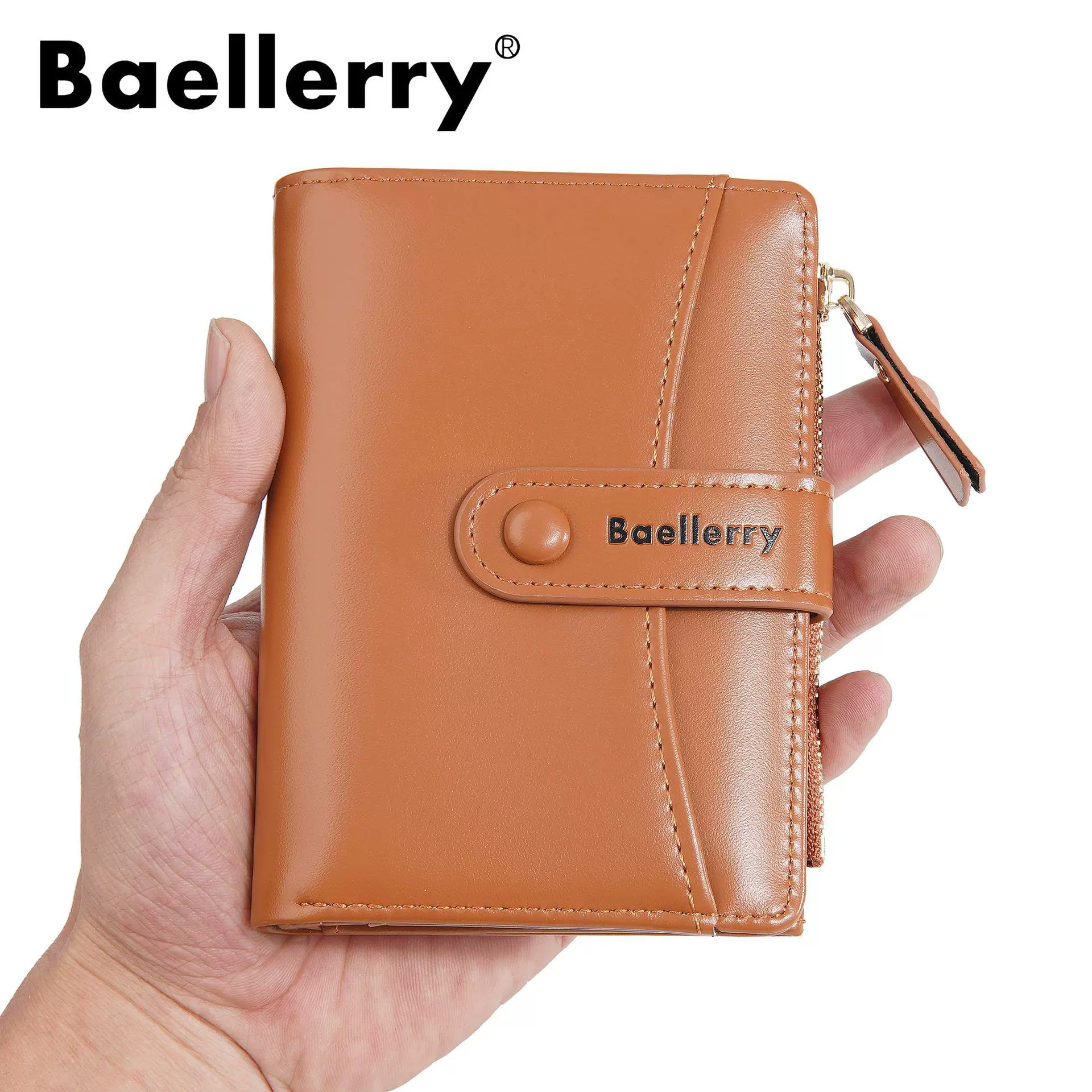 女士钱包高颜值女款高级感学生短款钱夹零钱包时尚卡包钱包印logo