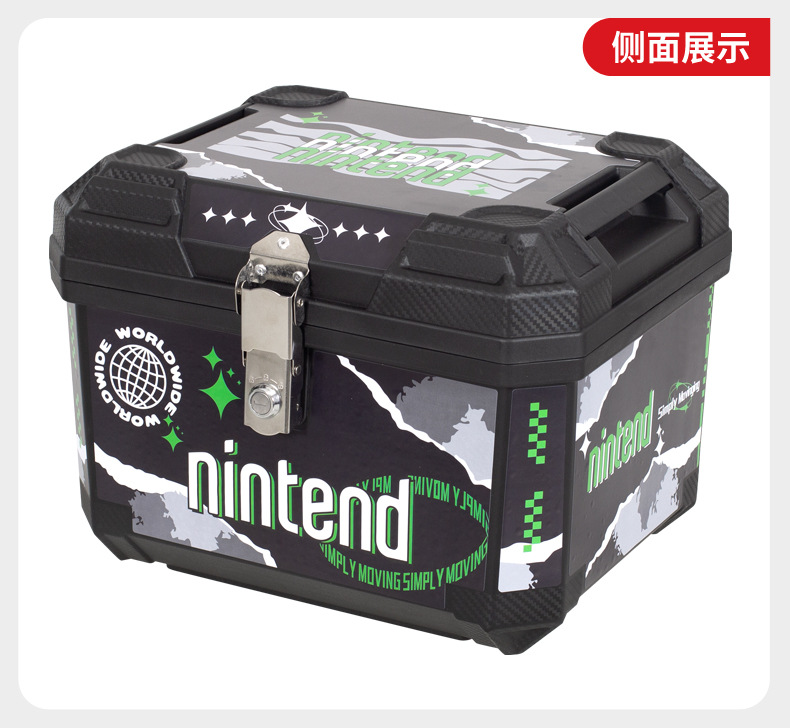 Cross-border motorcycle and electric vehicle rear trunk, special motorcycle trunk, large capacity, exclusively for cross-border use