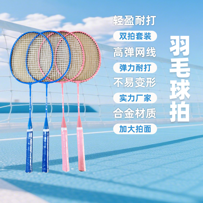 Professional Badminton Racket, Durable, Ultra-Light, High Elasticity, Suitable for Adult and Student Training, Durable Type, Manufacturer Wholesale Handle