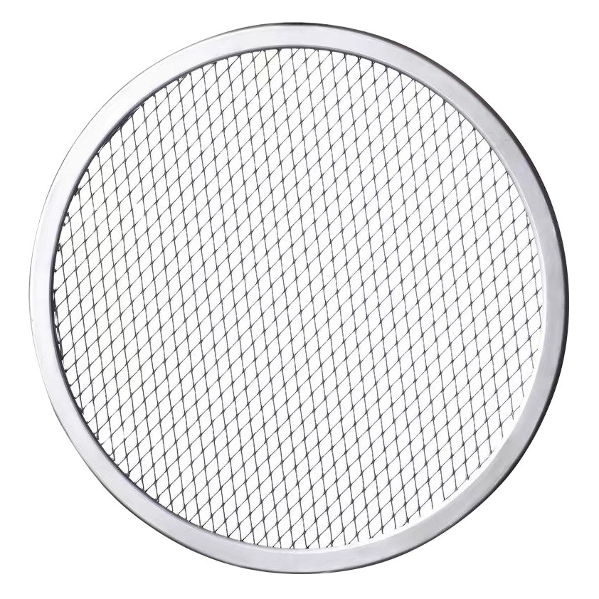 Cross-border stove cooking tea pizza baking tray net stainless steel barbecue net outdoor thickened round charcoal stove barbecue Net Wholesale