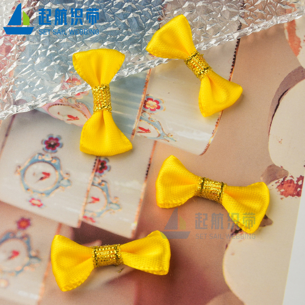 聖誕娃衣3CM緞帶絲帶小蝴蝶結領結 兒童服裝 DIY布藝飾品輔料配件