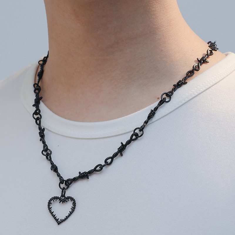 1 Piece Quantity Fashion Heart Shape Alloy Plating Unisex Pendant Necklace