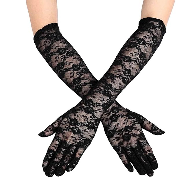 Long lace gloves