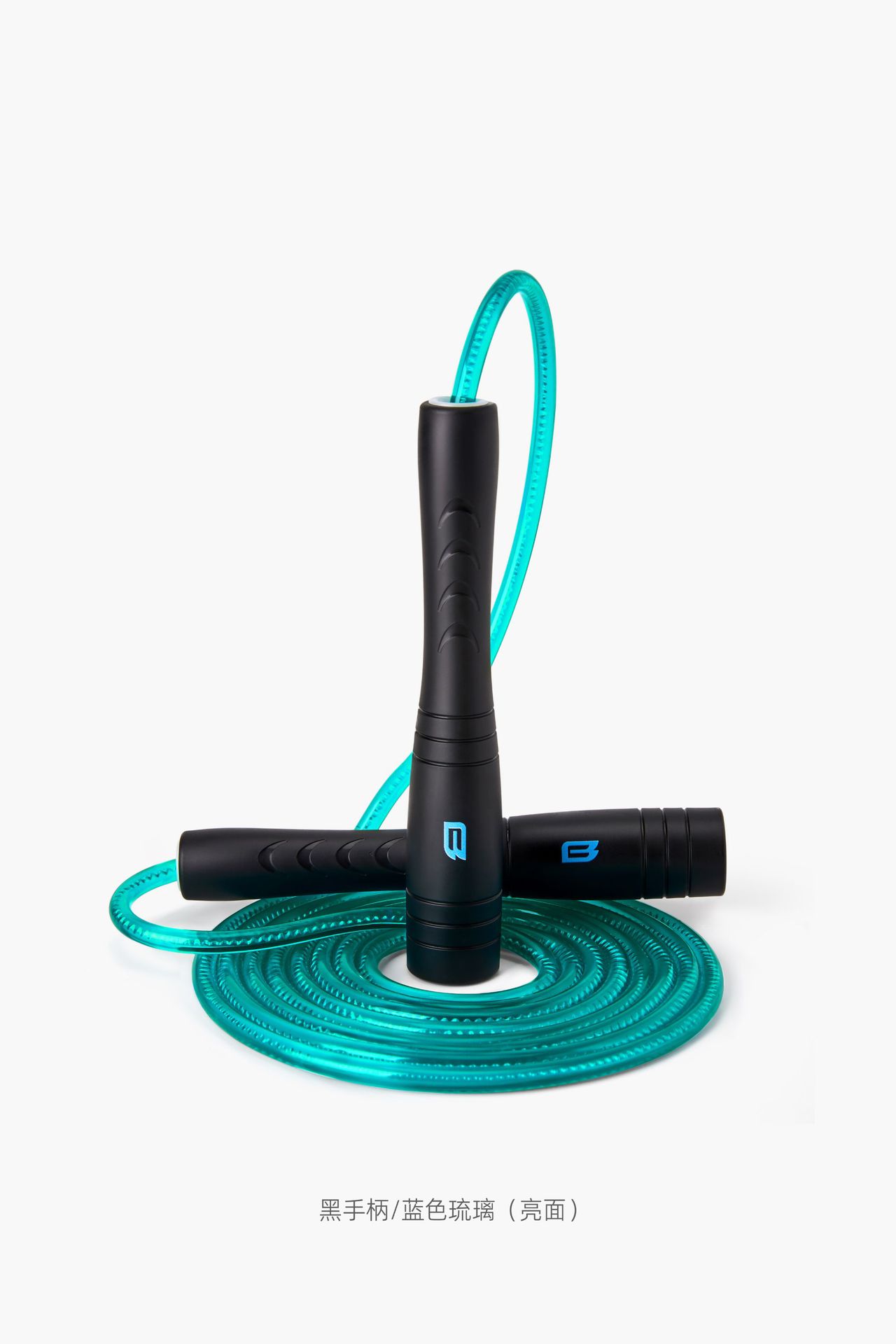 블랙 핸들/블루 글레이즈 로프(광택) 겨울 스타일)