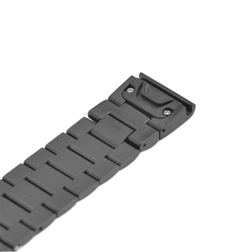 Adecuado para Jiaming reloj Garmin Fenix 5X6X/7X pro tres plantas de acero inoxidable correa de reemplazo de liberación rápida