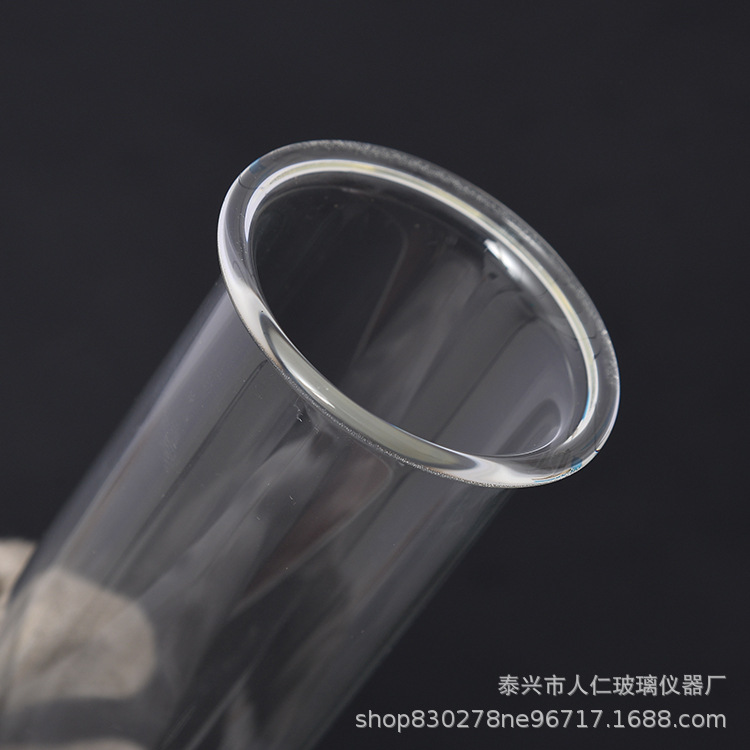 厂家翻口玻璃试管 40*48*120/150/180水培试管圆底平底 插花管