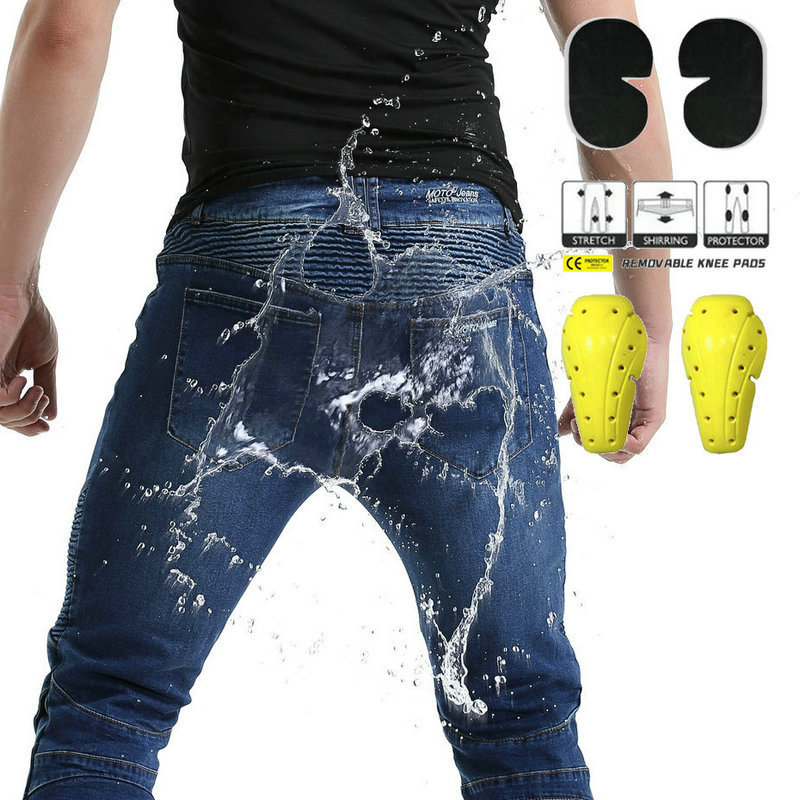 VOLERO Commuter Motorcycle Jeans Unisex Retro Washed Motorcycle Stretch Drop-Resistant Waterproof Windshield Riding Pants VOLERO Commuter Motorcycle Jeans Unisex Retro Washed Motorcycle Stretch Drop-Resistant Waterproof Windshield Riding Pants