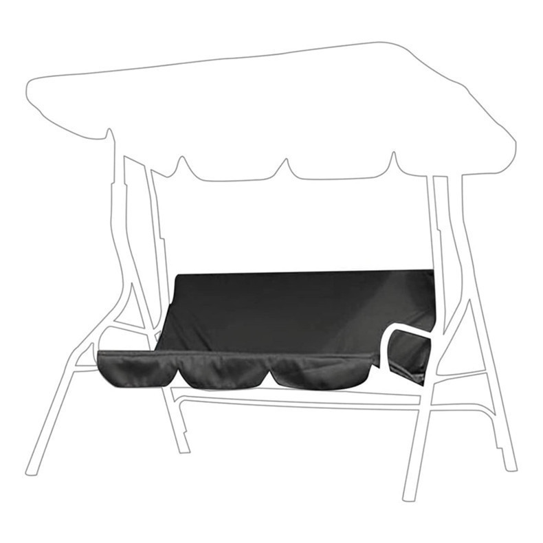 Outdoor terrace swing seat cover garden courtyard hanging chair sunshade seat sun protection mat household dust cover