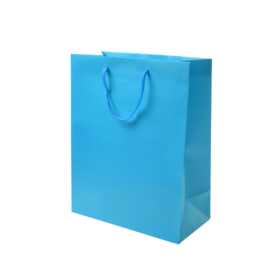 批发高质材料白牛皮纸袋 定制颜色logo手提购物袋 外卖袋餐品袋