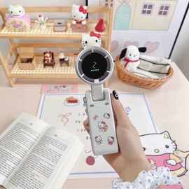 哈喽涡轮风扇学生上课静音手持小型usb风扇户外随身散热扇