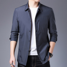 2025新款夹克男士时尚高档外套薄款休闲男装春秋季茄克衫韩版潮流