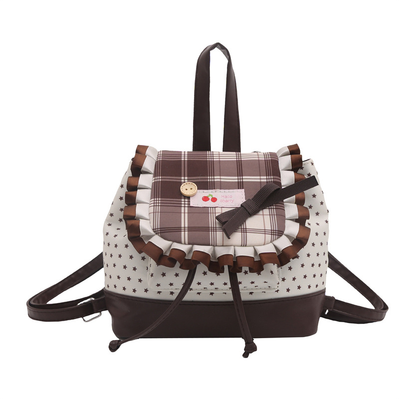 Colegio de estilo versátil en mochila de chicas, estudiantes, moda, ocio, personalidad, mochila de viaje image 6