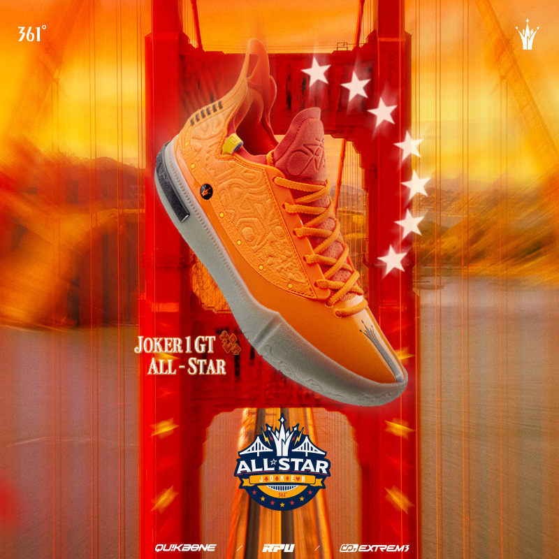 Joker1 Gt Basketball Shoes Jokic 361 Men's Shoes Sports Shoes 2025 Autumn and Winter Professional Practical Wear-Resistant Men's Shoes