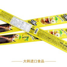 韓國休閑零食品海太長條軟糖長舌頭糖檸檬可樂味兒童糖果24g