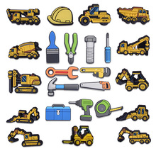 跨境新款洞洞鞋花鞋扣鞋配饰 亚马逊电商PVC滴塑软胶沙滩鞋装饰扣