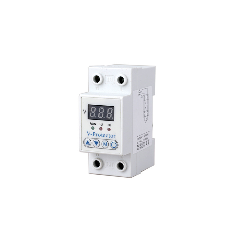 厂家直销1P+N/63A 高精度智能过欠压保护器HD8V