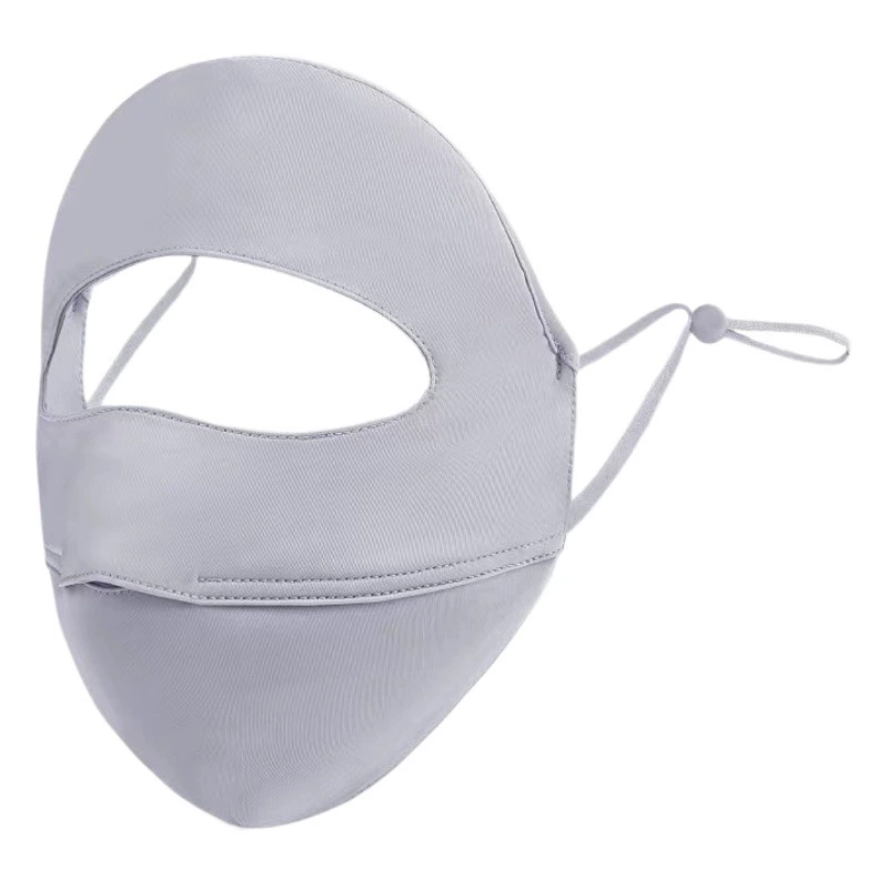 Солнцезащитный крем для женщин с защитой от ультрафиолета Летняя маска для вождения Ice Silk Face Gini Дышащая защита глаз Угловая маска для лица